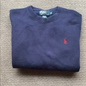 Navy Polo Sweatshirt